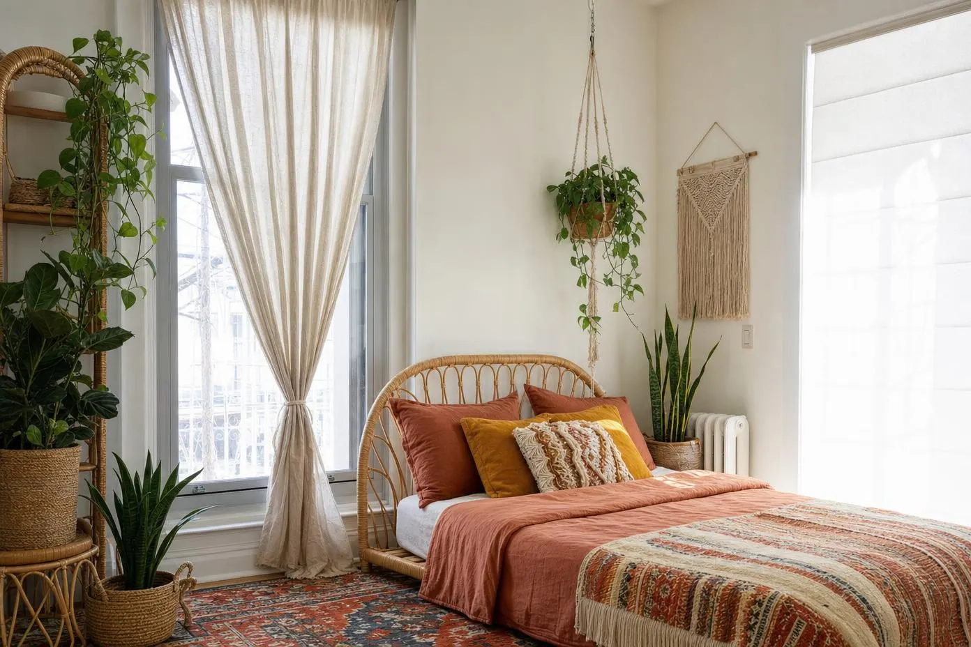 Style Bohème : chambre